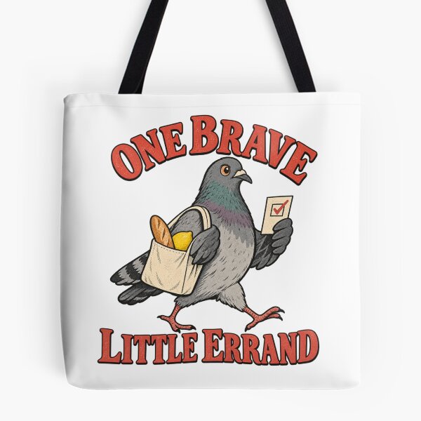 Item preview, One Brave Little Errand Pigeon Illustration designed and sold by ODDLUME CLUB.