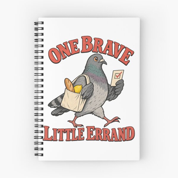 Item preview, One Brave Little Errand Pigeon Illustration designed and sold by ODDLUME CLUB.