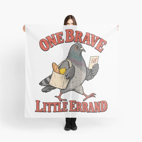 Item preview, One Brave Little Errand Pigeon Illustration designed and sold by ODDLUME CLUB.