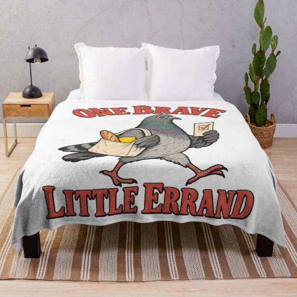Item preview, One Brave Little Errand Pigeon Illustration designed and sold by ODDLUME CLUB.