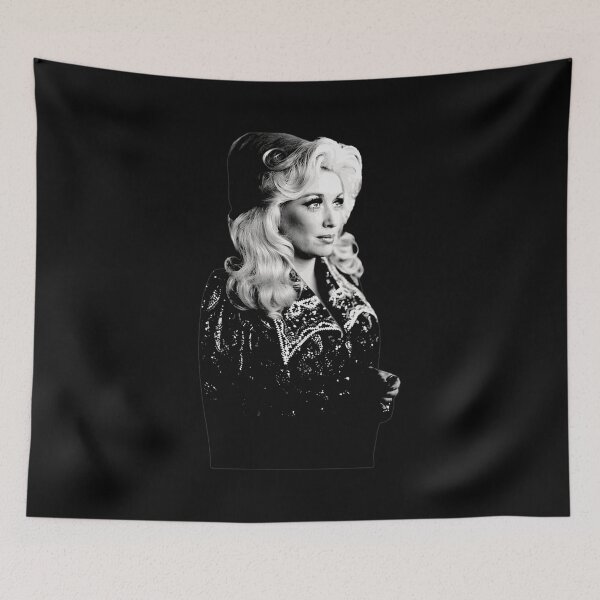 Item preview, Dolly Parton Black and White Vintage Portrait  designed and sold by Savannah207851.