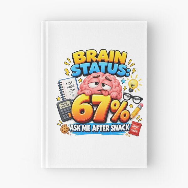Item preview, Brain Status 67 Percent School Meme designed and sold by RØNI AI.
