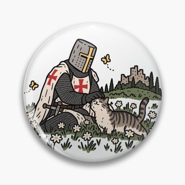 Item preview, Crusader Cat Companion designed and sold by MonkiFlipp.