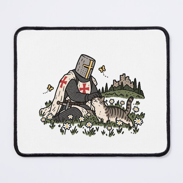 Item preview, Crusader Cat Companion designed and sold by MonkiFlipp.