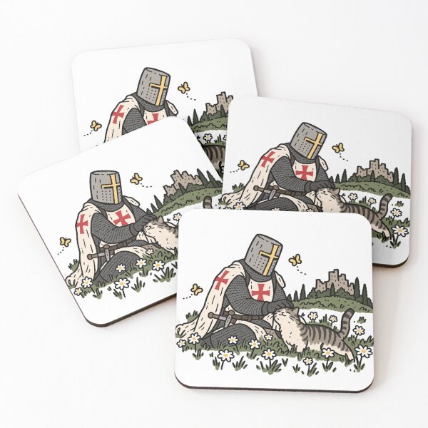 Item preview, Crusader Cat Companion designed and sold by MonkiFlipp.
