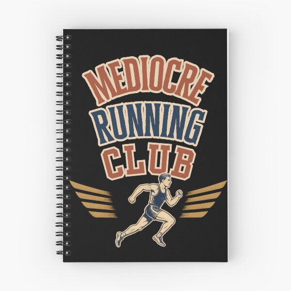 Item preview, Mediocre Running Club – Funny Retro Running Shirt | Vintage Runner T-Shirt designed and sold by Magda-Creates.