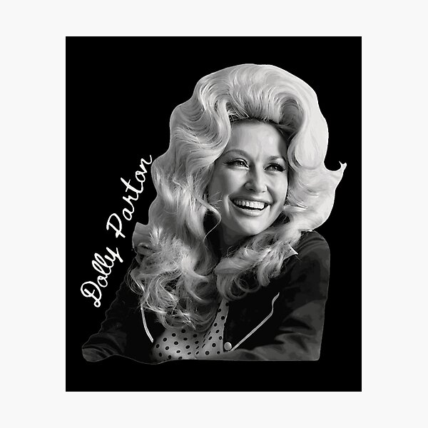 Item preview, Dolly Parton Black & White Portrait  designed and sold by WilliamWa46516.