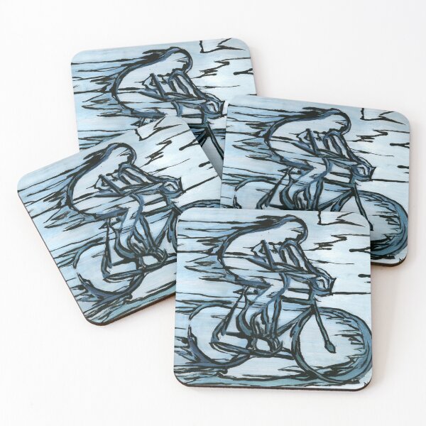Item preview, Cyclist Speed Motion Dynamic Expressive Painting designed and sold by Dwaalhaas.com.