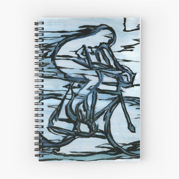 Item preview, Cyclist Speed Motion Dynamic Expressive Painting designed and sold by Dwaalhaas.com.