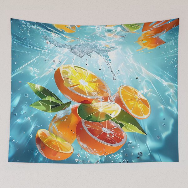 Aperçu de l'œuvre Citrus Splash créée et vendue par ONYX Pixee.