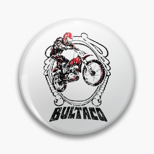 Artikelvorschau, Bultaco Vintage Motocross Rider im Used-Look entworfen und verkauft von StantonHahn.