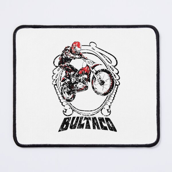 Item preview, Bultaco Vintage Motocross Rider Distressed  designed and sold by StantonHahn.