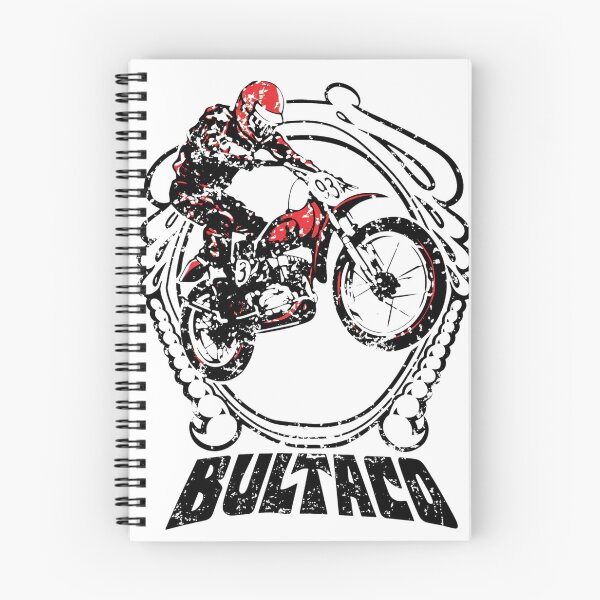 Item preview, Bultaco Vintage Motocross Rider Distressed  designed and sold by StantonHahn.