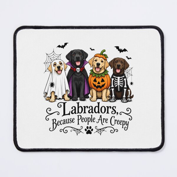 Item preview, Labradors Because People Are Creepy Funny Halloween Dog Costume designed and sold by CleoJames.