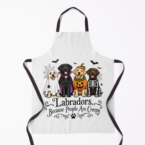 Item preview, Labradors Because People Are Creepy Funny Halloween Dog Costume designed and sold by CleoJames.