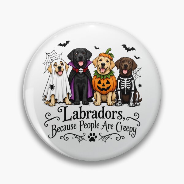 Item preview, Labradors Because People Are Creepy Funny Halloween Dog Costume designed and sold by CleoJames.