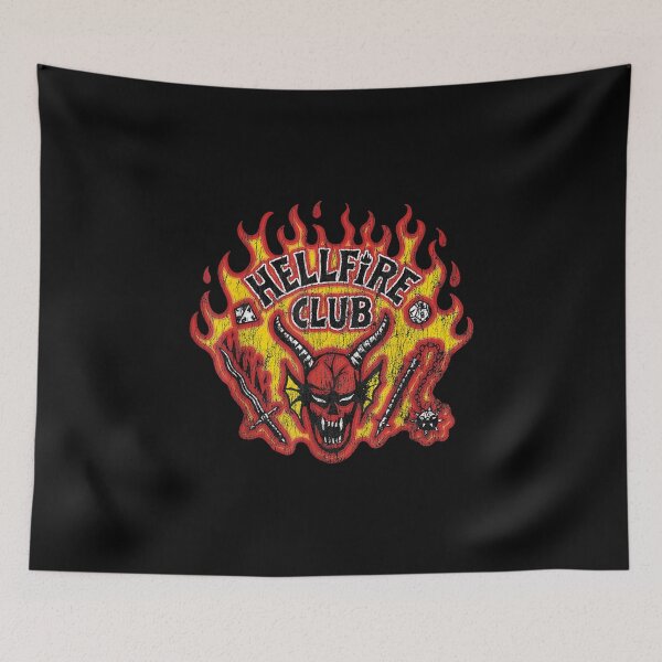 Item preview, Stranger.Things Season 5 Hellfire Club Distressed Logo designed and sold by stanleyirtjav.