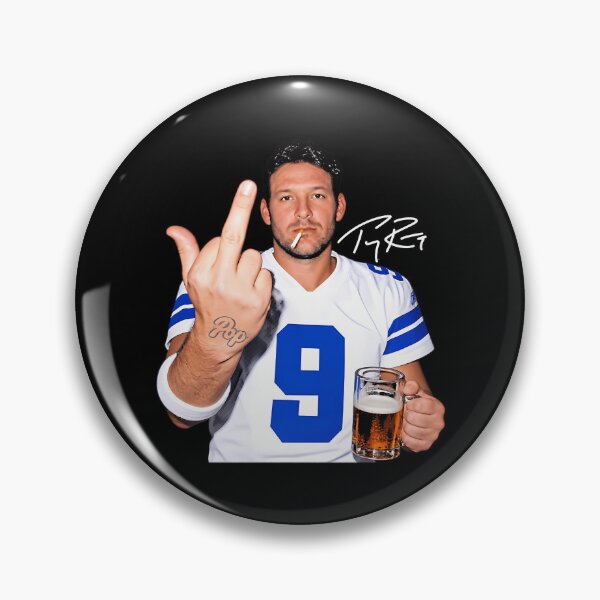 Item preview, Tony Romo Football Middle Finger Signature designed and sold by pik-niki.