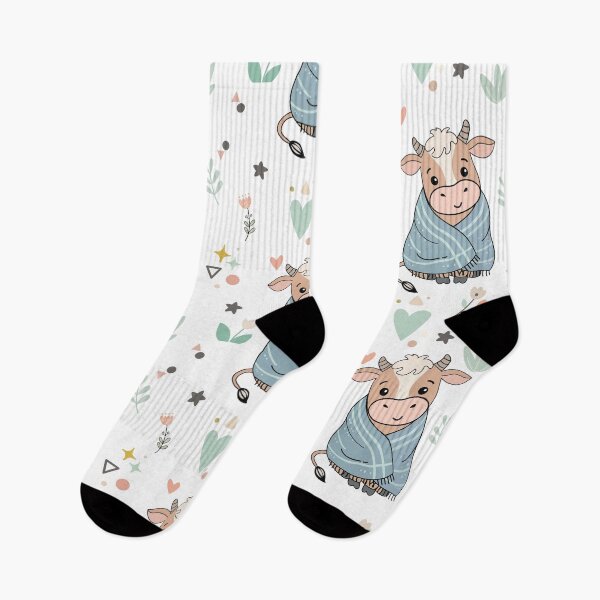 Item preview, Cute Cow Seamless Pattern designed and sold by prapapon.