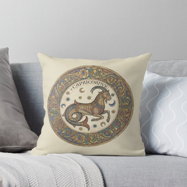 Item preview, Medieval Capricornus: Gothic Sea-Goat Zodiac Manuscript Art designed and sold by FreiherrPK.