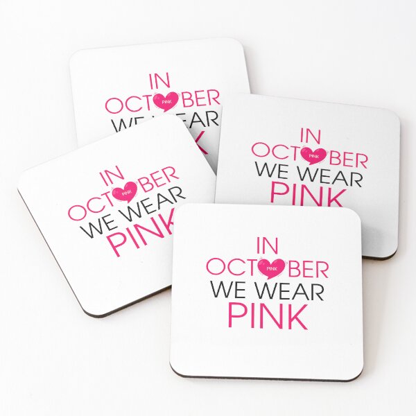 Item preview, In October We Wear Pink Retro Breast Cancer designed and sold by TRTrendyHouse.