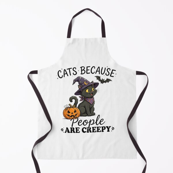 Item preview, Cats Because People Are Creepy Halloween Cat Witchy designed and sold by Dmo3HarkoArt.
