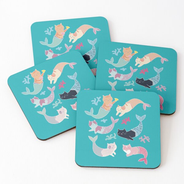 Item preview, Cat Mermaids designed and sold by IvysCreativityHouse.