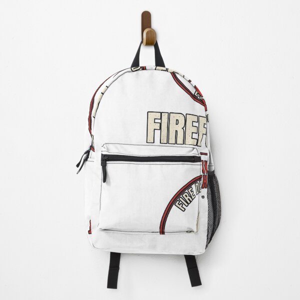 Item preview, Firefighter Running In Vintage Badge designed and sold by PeaksAndPrints.