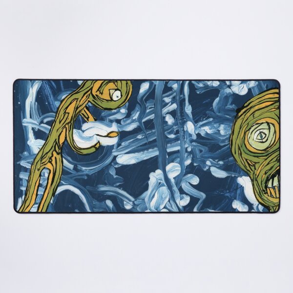 Item preview, Abstract Organic Creatures Swirling Starry Sky designed and sold by Dwaalhaas.com.