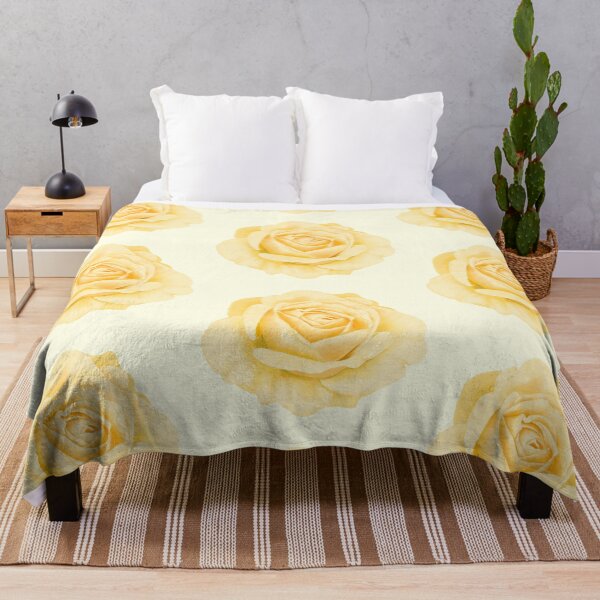 Item preview, Soft Yellow Rose Bloom – Watercolor Botanical Flower designed and sold by EmeraldeaArt.