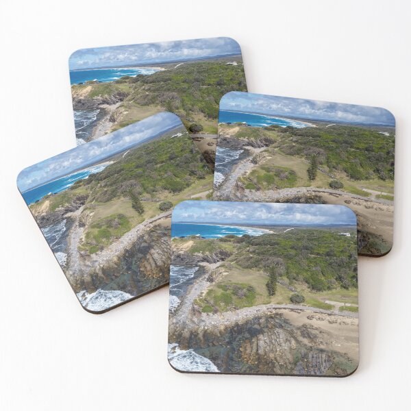 Item preview, Aerial View of Brooms Head Coastline Australia designed and sold by Southern Cross Lifestyle .