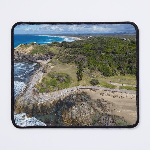 Item preview, Aerial View of Brooms Head Coastline Australia designed and sold by Southern Cross Lifestyle .