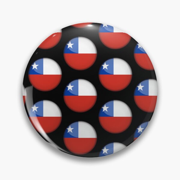 Artikelvorschau, Chilean 3D Round Flag Statement Art for Supporters entworfen und verkauft von YAZ.