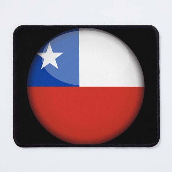 Item preview, Chilean 3D Round Flag Statement Art for Supporters designed and sold by YAZ.