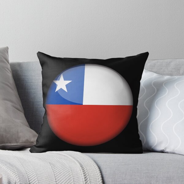 Item preview, Chilean 3D Round Flag Statement Art for Supporters designed and sold by YAZ.