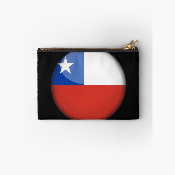 Item preview, Chilean 3D Round Flag Statement Art for Supporters designed and sold by YAZ.