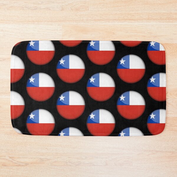 Item preview, Chilean 3D Round Flag Statement Art for Supporters designed and sold by YAZ.