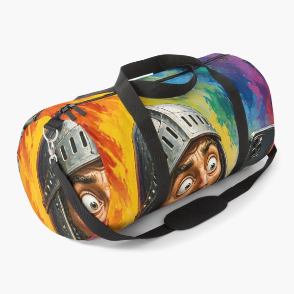 Item preview, Caricature Medieval Crusader Knight Armor with Smartphone Colorful Art designed and sold by GrinGalore.