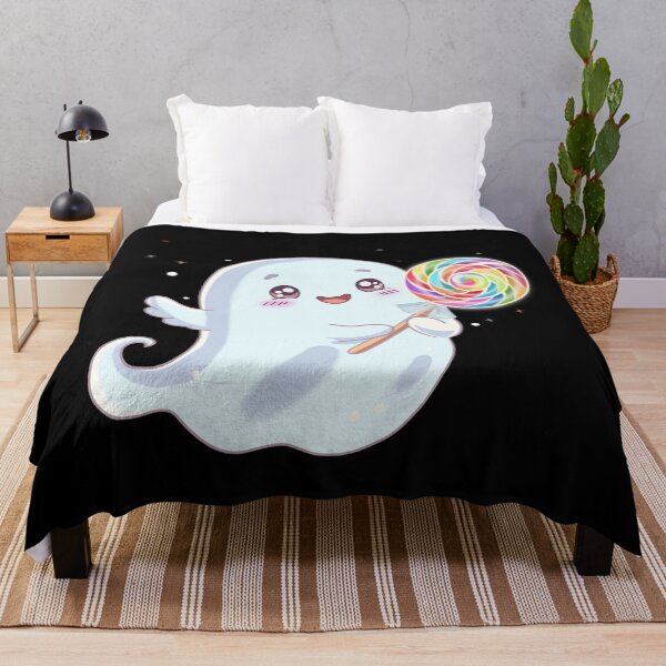 Item preview, Kawaii Ghost Rainbow Lollipop designed and sold by MoonlightTrace.