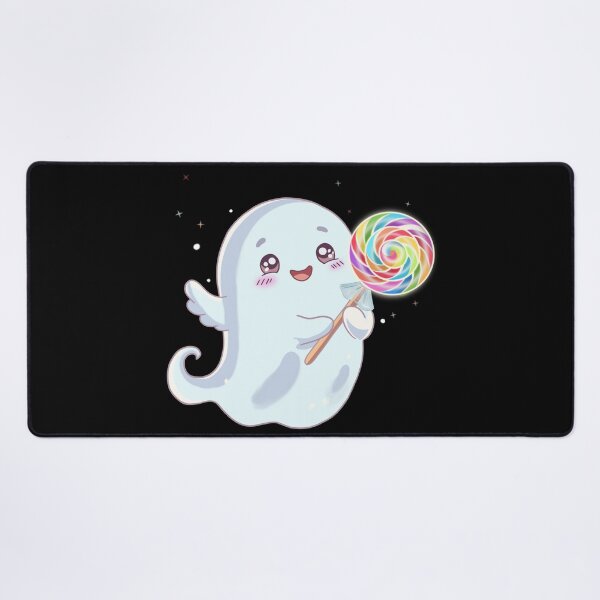 Item preview, Kawaii Ghost Rainbow Lollipop designed and sold by MoonlightTrace.