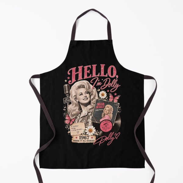 Item preview, Dolly Parton Hello I'm Dolly 1967 Vintage Music Tee designed and sold by JaniceWa907577.