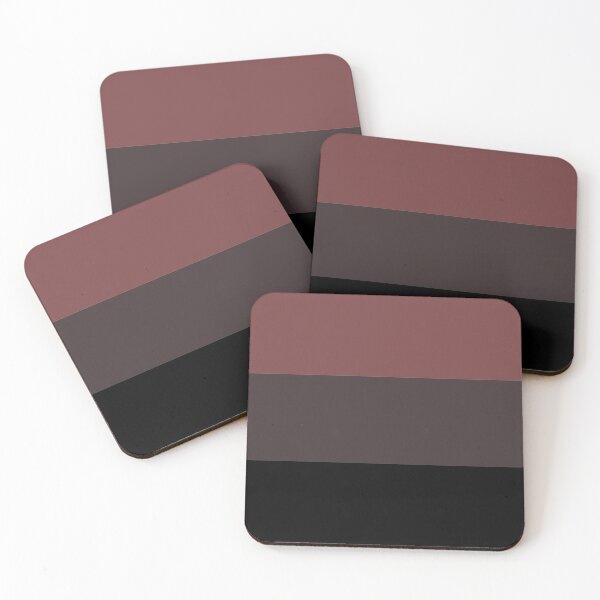 Item preview, Minimalist Three Tone Dark Terracotta Espresso Brown and Black Color Block designed and sold by pluielegere.