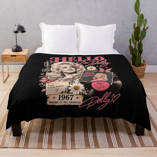 Item preview, Dolly Parton Hello I'm Dolly 1967 Vintage Music Tee designed and sold by JaniceWa907577.