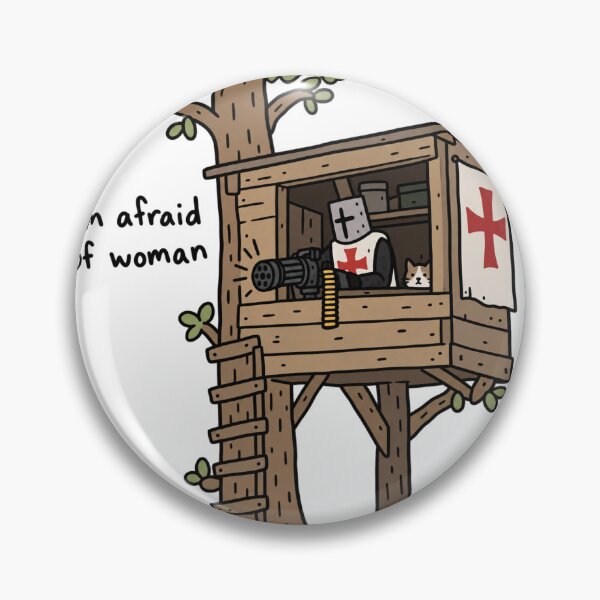 Item preview, Afraid of Women Medieval Knight designed and sold by MonkiFlipp.