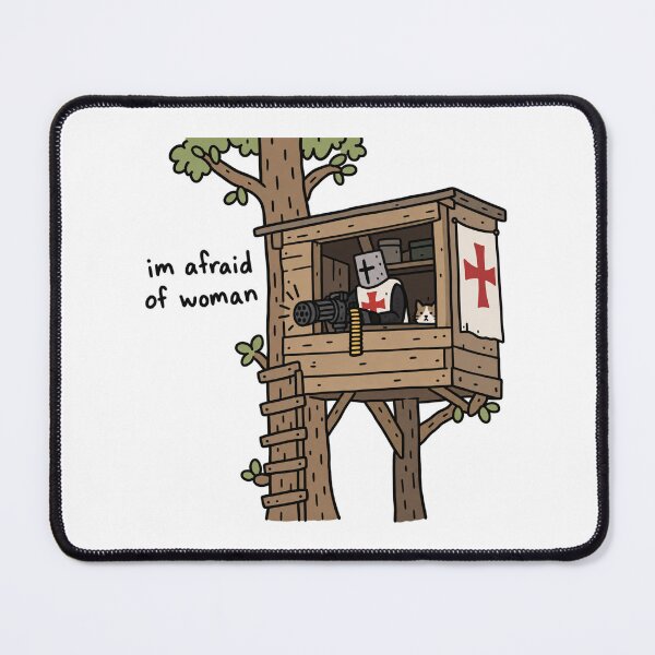 Item preview, Afraid of Women Medieval Knight designed and sold by MonkiFlipp.
