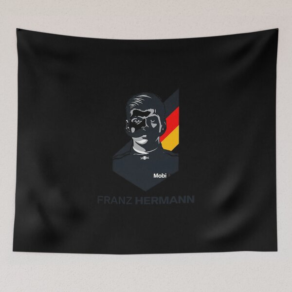 Item preview, Franz Hermann F1 Nrburgring Meme Art - German Flag Portrait designed and sold by felpstrentz3.