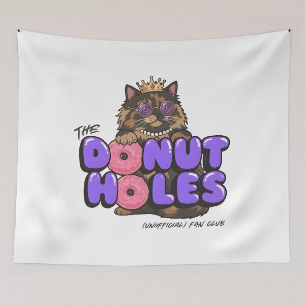 Item preview, The Donut Holes Unofficial Fan Club Shirt | Princess Donut Dungeon Crawler Tee | Cat Lover Gift | BookTok LitRPG Fantasy Novel Tee designed and sold by neelydirt-r.