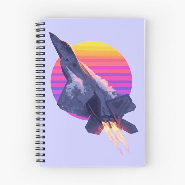 Item preview, Vaporwave Retro Synthwave Fighter Jet F-22 Stealth Fighter Neon Sunset designed and sold by KungPowUnicorn.