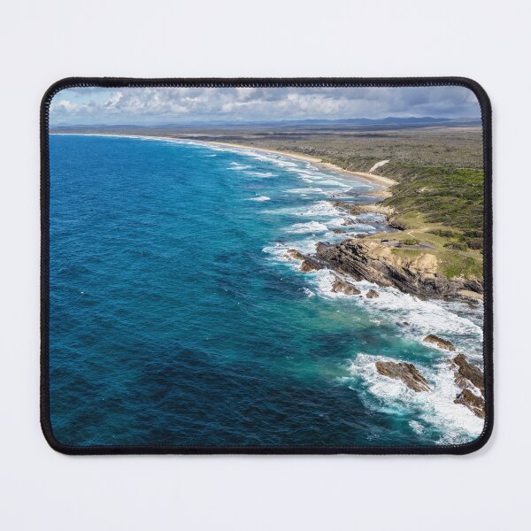 Item preview, Aerial View of Brooms Head Coastline Australia designed and sold by Southern Cross Lifestyle .