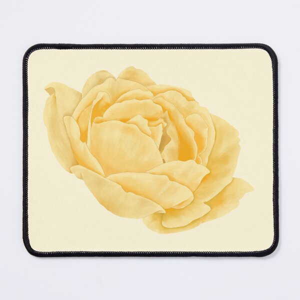 Item preview, Butter Yellow Rose – Delicate Watercolor Floral Blossom designed and sold by EmeraldeaArt.